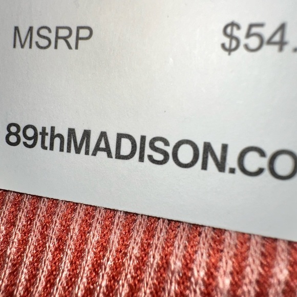 89th & Madison Orange Cowl Neck Sweater - Picture 3 of 3